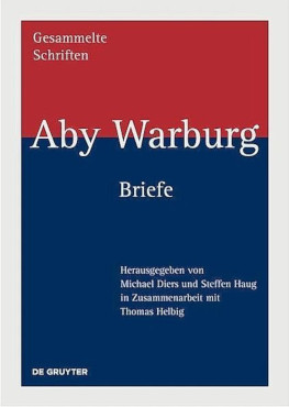 Neuerscheinung: Aby Warburg: Briefe