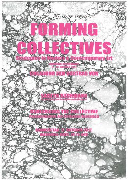 CfP: Forming Collectives. Strategien moderner und zeitgenössischer Kunst