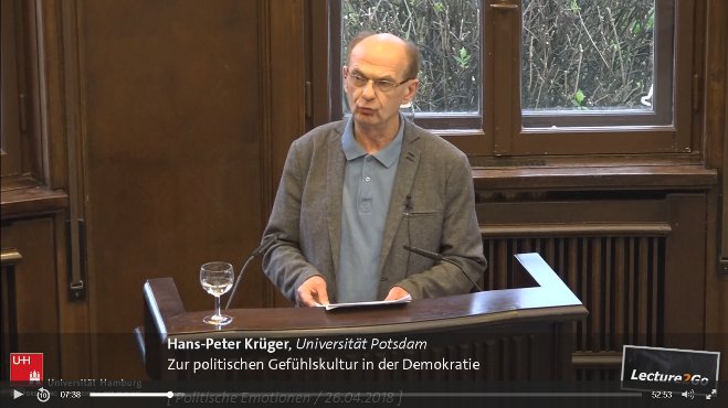 Online: Vortrag von Hans-Peter Krüger